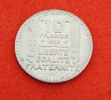 Франция 10 франков 1929 серебро аАНЦ, фото №2
