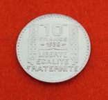 Франция 10 франков 1938 серебро аАНЦ, фото №2
