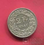 Швейцария 2 франка 1941, фото №2