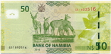 Намибия 50 долларов 2016 Pick-new UNC, фото №3