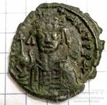 1/2 фоліса,Тиберій ІІ Костянтин,578-582рр.Нікомедія, фото №2