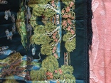 Скатерть вышитая шелк парча Китай, фото №9