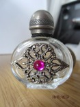 Стеклянная бутылка для парфюмерии винтаж, фото №5