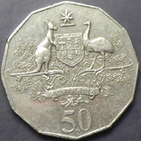 50 центів Австралія 2001 Сторіччя Федерації, фото №2