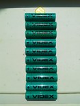 Батареи Videx. 3,7V / 2200mAh. 10 шт., фото №2