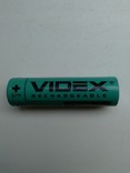 Батареи Videx. 3,7V / 2200mAh. 10 шт., фото №6