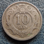 10 геллеров 1893 Австро-Венгрия (9.3.14)~, фото №3