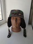 Зимняя охотничья шапка-кепка камуфляж DPM .L, фото №3