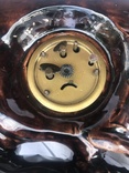 Фарфоровые механические часы с будильником., фото №8