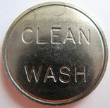 США, токен для прачечных "Clean Wash", фото №2