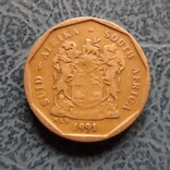 10  центов 1991  Южная Африка    (,9.6.7)~, фото №3