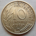 10 сантимов 1963 год Франция (142), фото №3