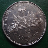 25 гурдов 1975  Гаити  серебро     (,2.2.5)~, фото №4