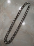 Серебряная мужская цепь 55 см 136 грамм 925 проба, фото №3
