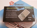 Ювелирные карманные весы Pocket Scale MH-200 0,01-200г с батерейками, фото №5