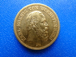 20 марок. 1873 год. Вюртенберг., фото №2