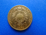 20 марок. 1873 год. Вюртенберг., фото №5