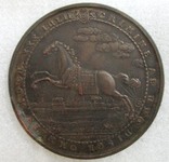 Медаль на смерть принца Оранского Вильгельма II - медная копия, фото №2