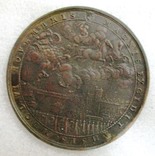 Медаль на смерть принца Оранского Вильгельма II - медная копия, фото №3