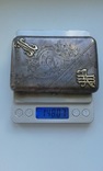 Серебряный портсигар с золотыми накладками (Наумовъ), фото №11