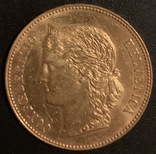 20 франків 1893 Золото, фото №3