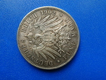  5 марок. 1902 год. Саксония., фото №8