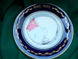 Агитационная тарелка ГДР Weimar., фото №3