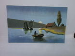 Открытка Лодки на озере, фото №2