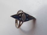 Советское кольцо серебро 916 проба. Размер 17.5, фото №6