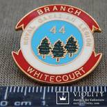 Значок канадский Королевский Легион branch 44 Whitecourt, фото №3