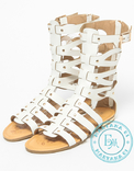 Римские сандалии, босоножки римлянки белые 38 размер, фото №11