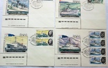 Шесть конвертов с марками "Научно- исследовательский флот СССР_, фото №4