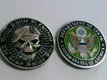 Зеленый берет US.Army - сувенирный жетон, фото №3