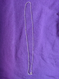 Цепочка  жгут 45 см позолота родий, фото №2