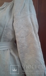 Старинная украинская вышиванка- оберег(Сумщина)   белым по  белому с вырезанием., фото №3