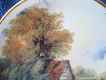 Настенная тарелка Дом  Англия  клеймо, фото №5