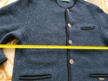  Шерстяной плотный пиджак-куртка Giesswein Австрия р.50, фото №3