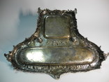 Старинный серебряный письменный прибор ( Серебро 800 пр ), фото №9