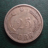 25 эре 1905  Дания серебро   (,10.1.15)~, фото №2