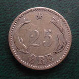 25 эре 1904  Дания серебро   (,10.1.17)~, фото №2