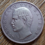 Бавария 3 марки 1909 г., фото №2