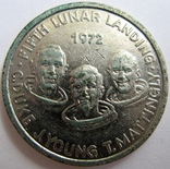 США, медаль "5-ая лунная экспедиция 1972 г.", фото №2