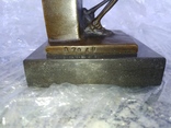 Статуэтка бронзовая "Забытый мыслитель". Бронза,Франция, фото №9