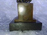 Статуэтка бронзовая "Забытый мыслитель". Бронза,Франция, фото №10