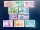 Марки US - 1953 негошение 10 марок, фото №2