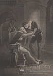 Старинная гравюра. Шекспир. "Генрих VI, часть первая". 1803 год. (43 на 33 см.)., фото №2