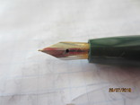 Винтажная перьевая ручка Германия перо 14к позолота, фото №4