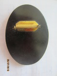 Брошь Палех СССР 1981 год лаковая миниатюра, фото №5
