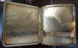Старинный серебряный портсигар, визитница., фото №7