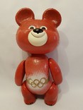 Олимпийский мишка , 23 см. символ олимпиада - 80 . целлулоид , подвижный на резинках, фото №2